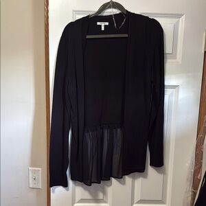Maurices Classic Black Knit Cardigan